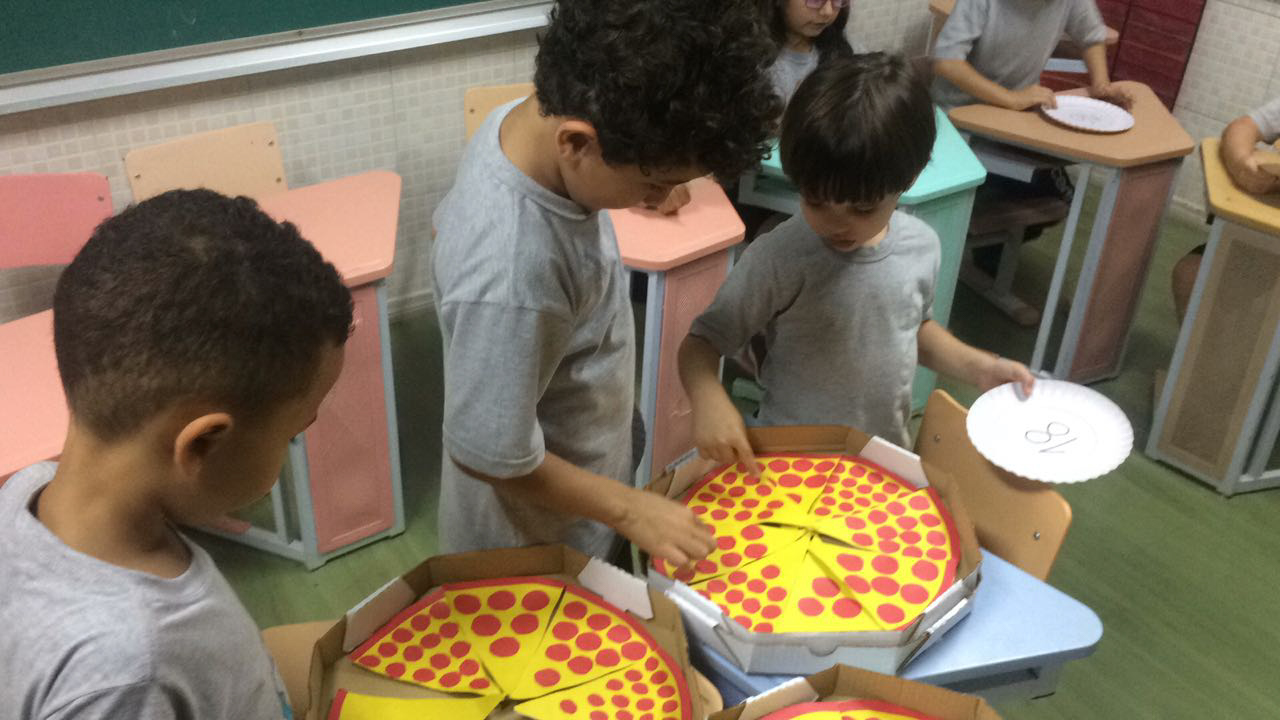 Jogo Educativo Montando a Pizzas