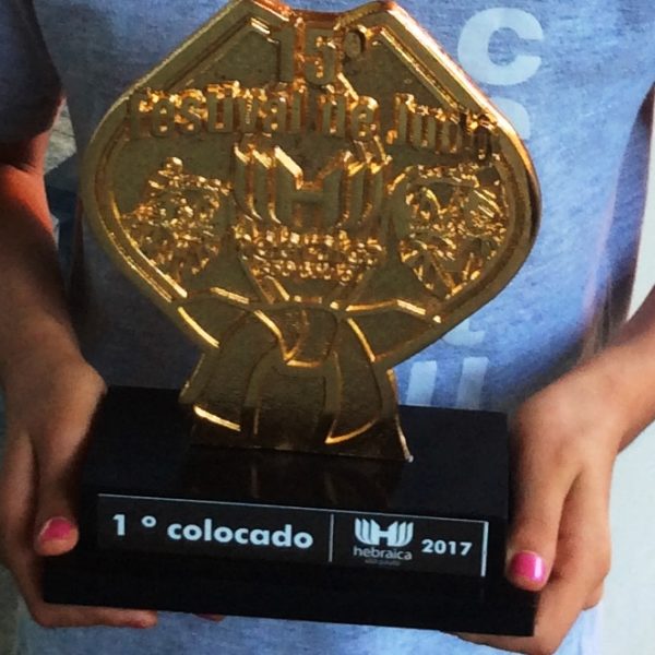 Certus recebe troféu no 15º Festival de Judô do Clube Hebraica